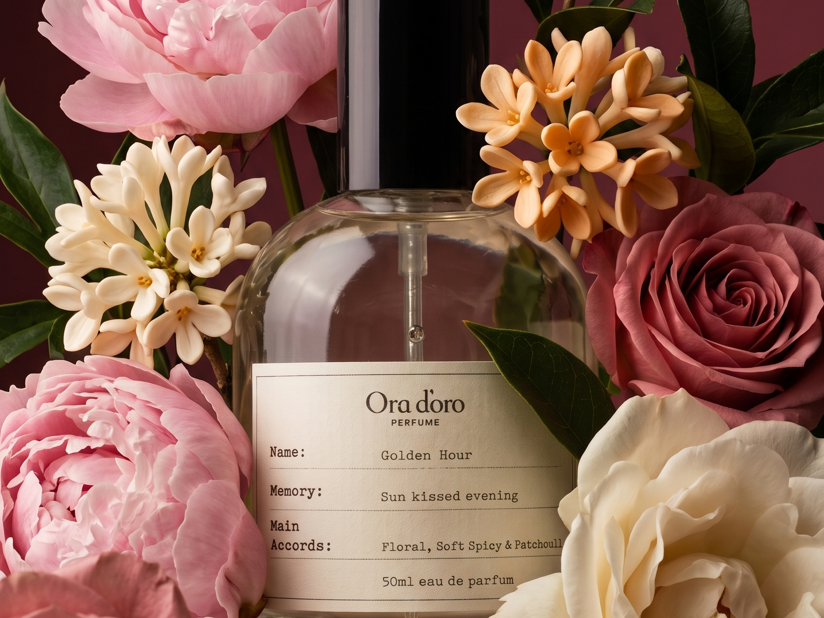 Golden Hour: The Peony & Patchouli Eau de Parfum for Warm Evenings