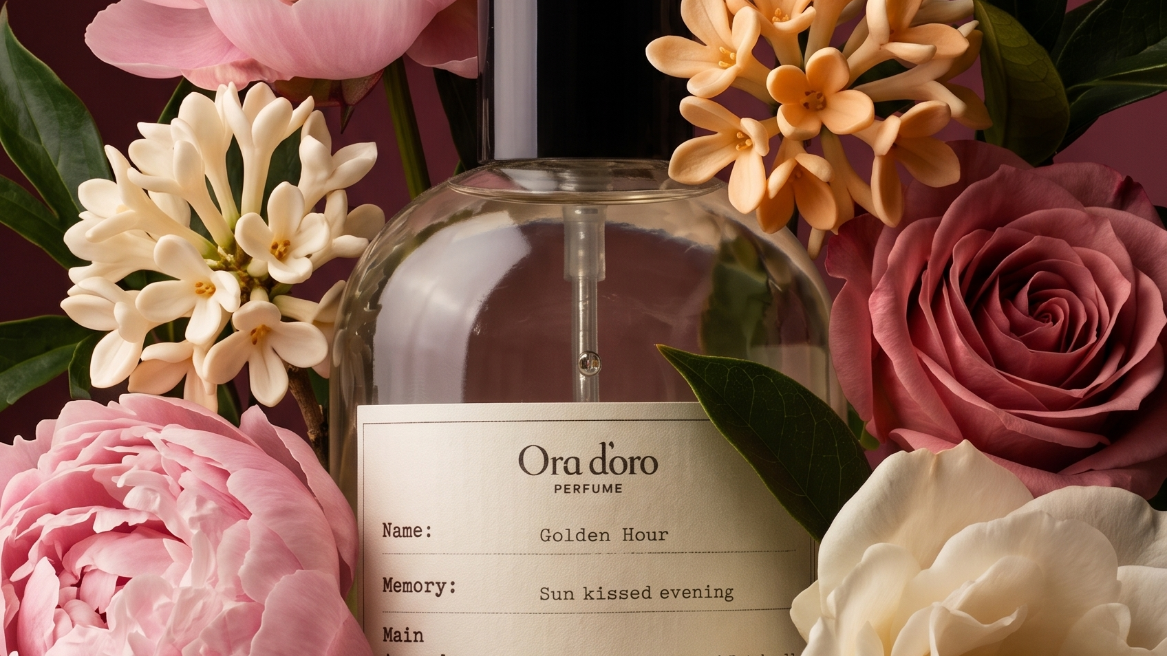 Golden Hour: The Peony & Patchouli Eau de Parfum for Warm Evenings